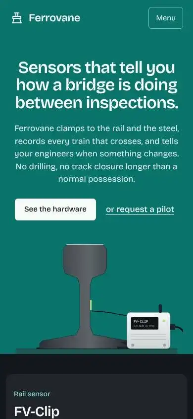 Ferrovane on a phone