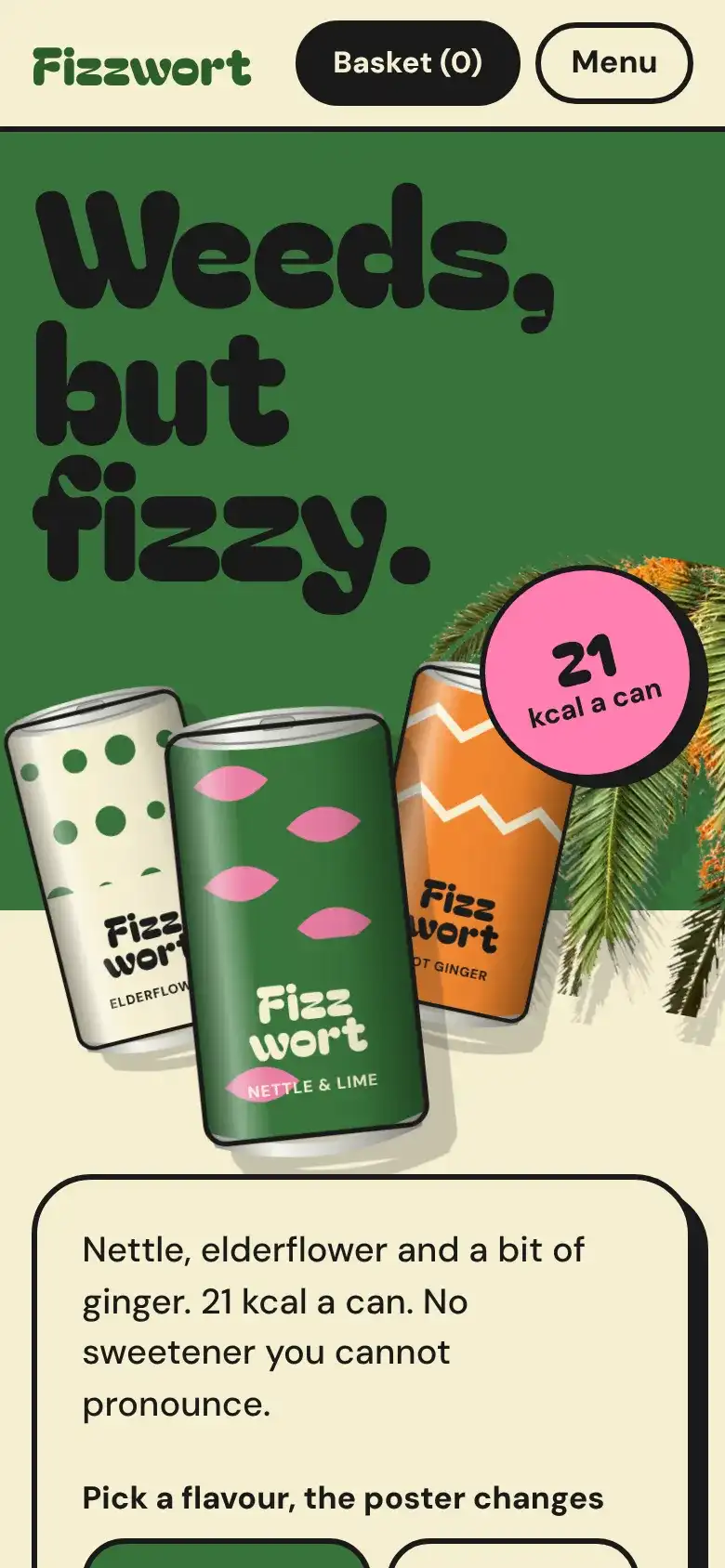 Fizzwort on a phone
