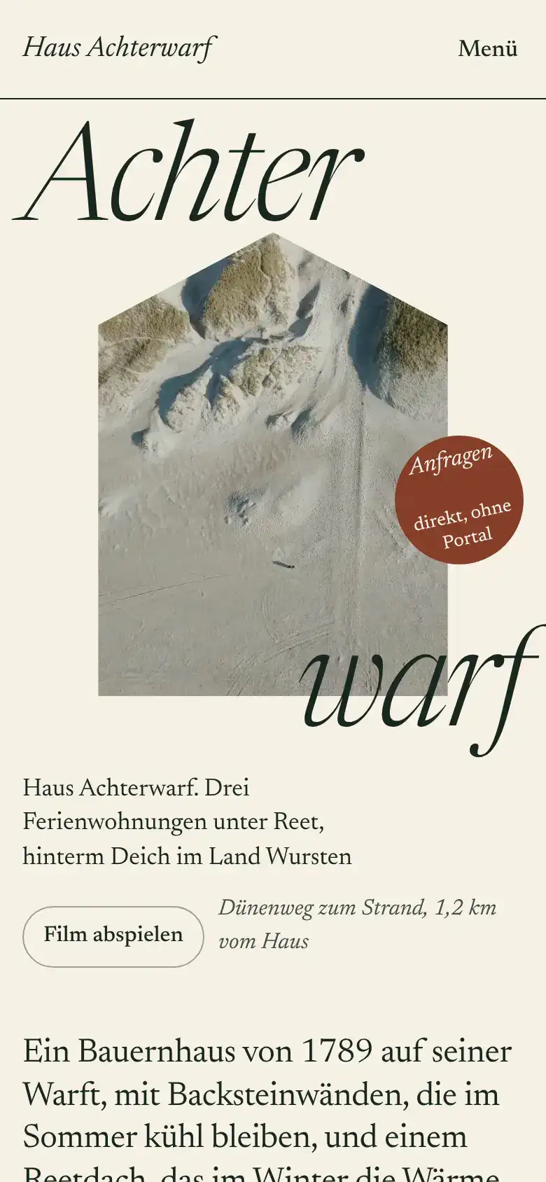 Achterwarf on a phone