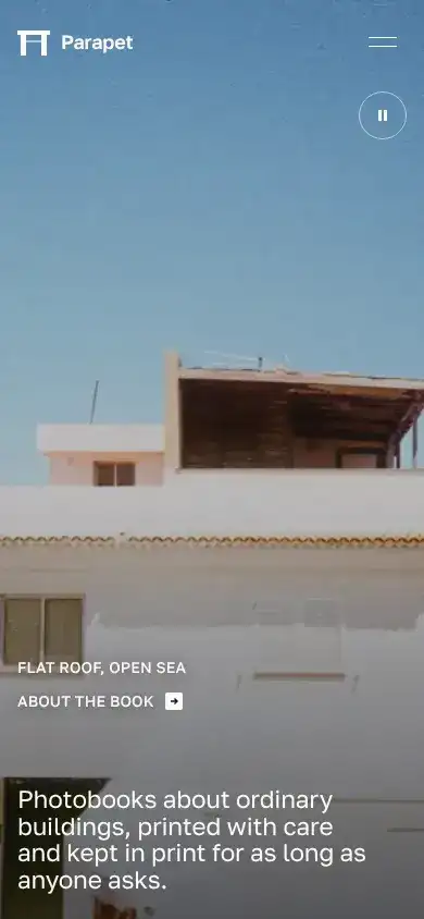 Parapet on a phone