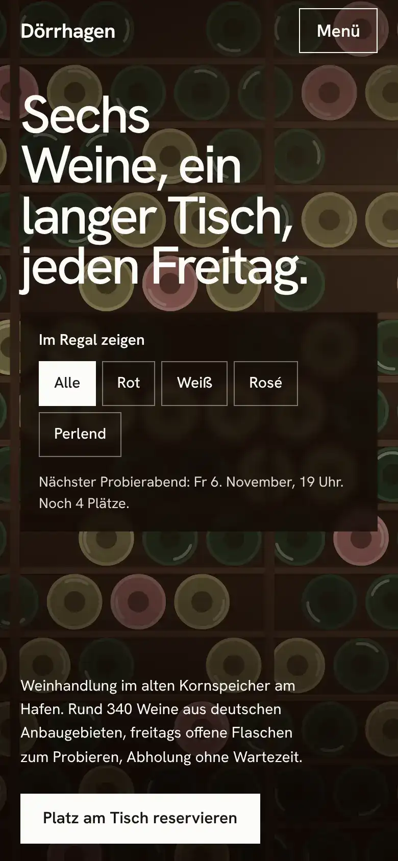 Dörrhagen auf dem Telefon